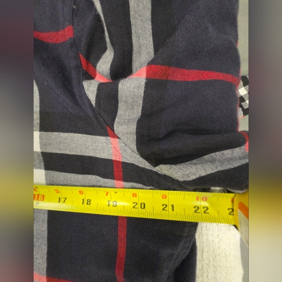 Burberry London Plaid Cotton Shirt Sz Large - Picture 8 of 14